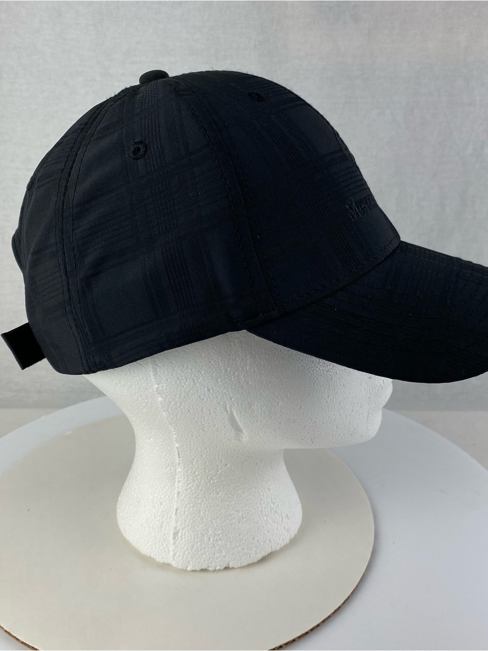 Mercedes-Benz Black Baseball Cap with Subtle Texture